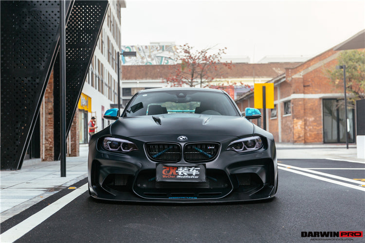 2016-2020 BMW M2 F87 VR Style Partial Carbon Fiber Wide Full Body kit