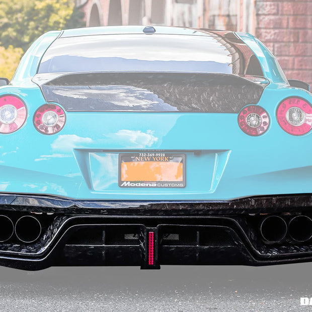 DarwinPRO 2017-2022 Nissan GTR R35 EBA BKSS Style Carbon Fiber Rear Diffuser