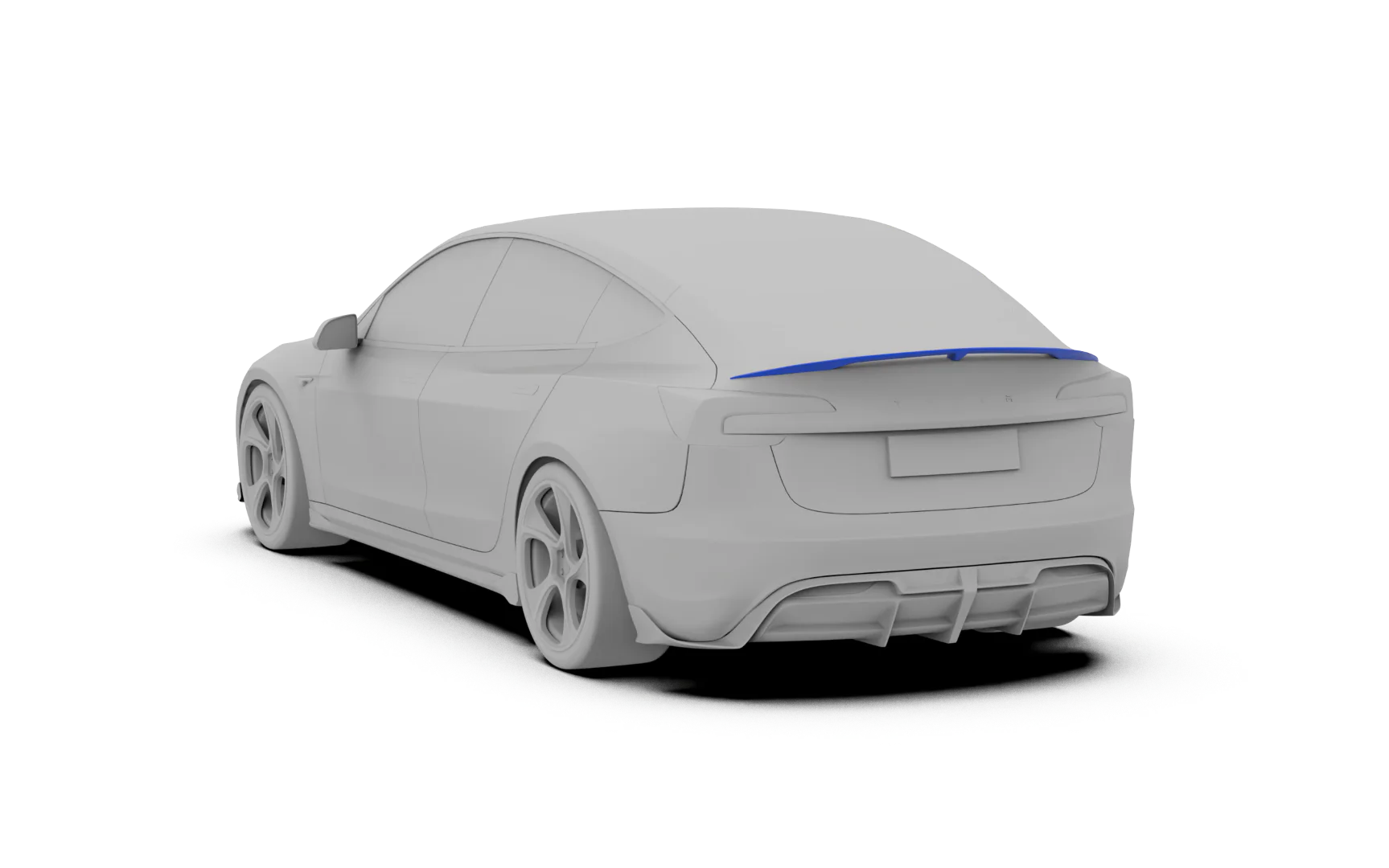 Robot Craftsman Tesla Model 3 Highland Ducktail Rear Spoiler