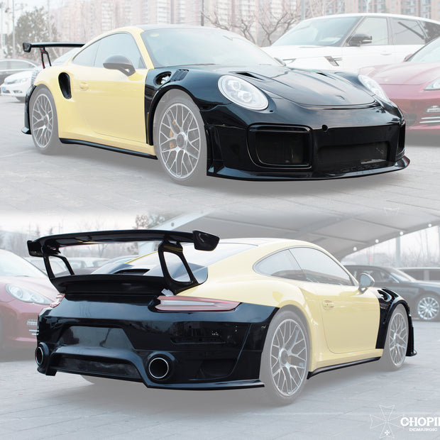 DarwinPro 2013-2019 Porsche 991 911 Turbo - 991.2 GT2 RS Conversion Full Bodykit FRP / Partial Carbon