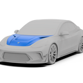Robot Craftsman Tesla Model 3 Model Y “HACKER” Hood / Bonnet