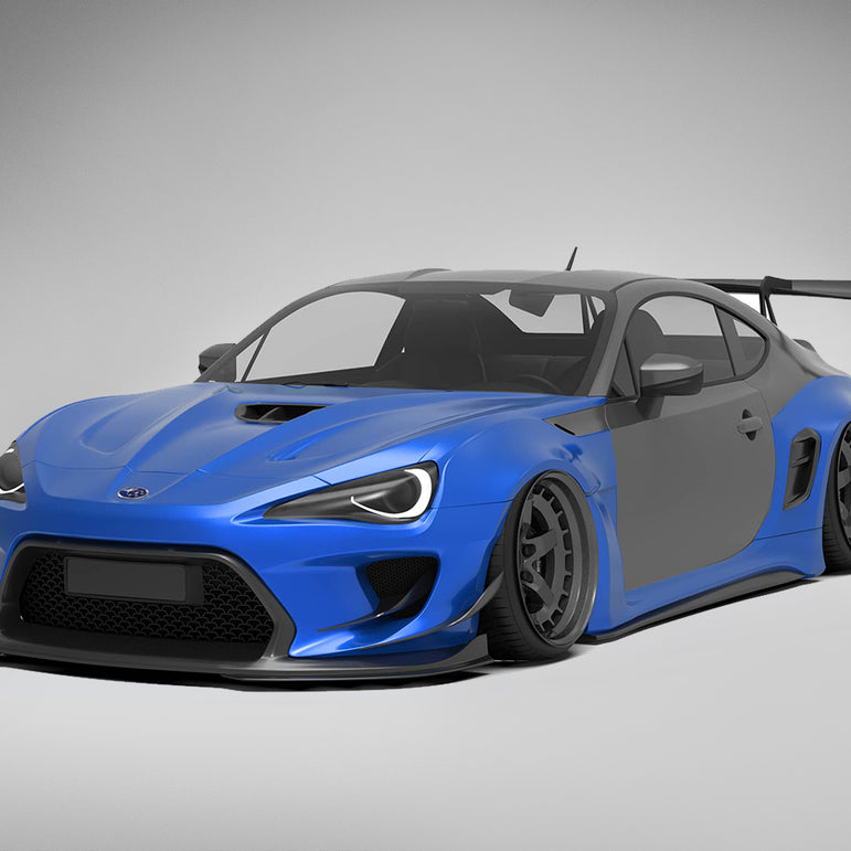 Robot Craftsman Toyota GT86 / BRZ Fibre Glass Reinforced Plastic Complete Body Kit (FRP) Fits Toyota GT86 / Subaru BRZ – First Gen (2012–2021)