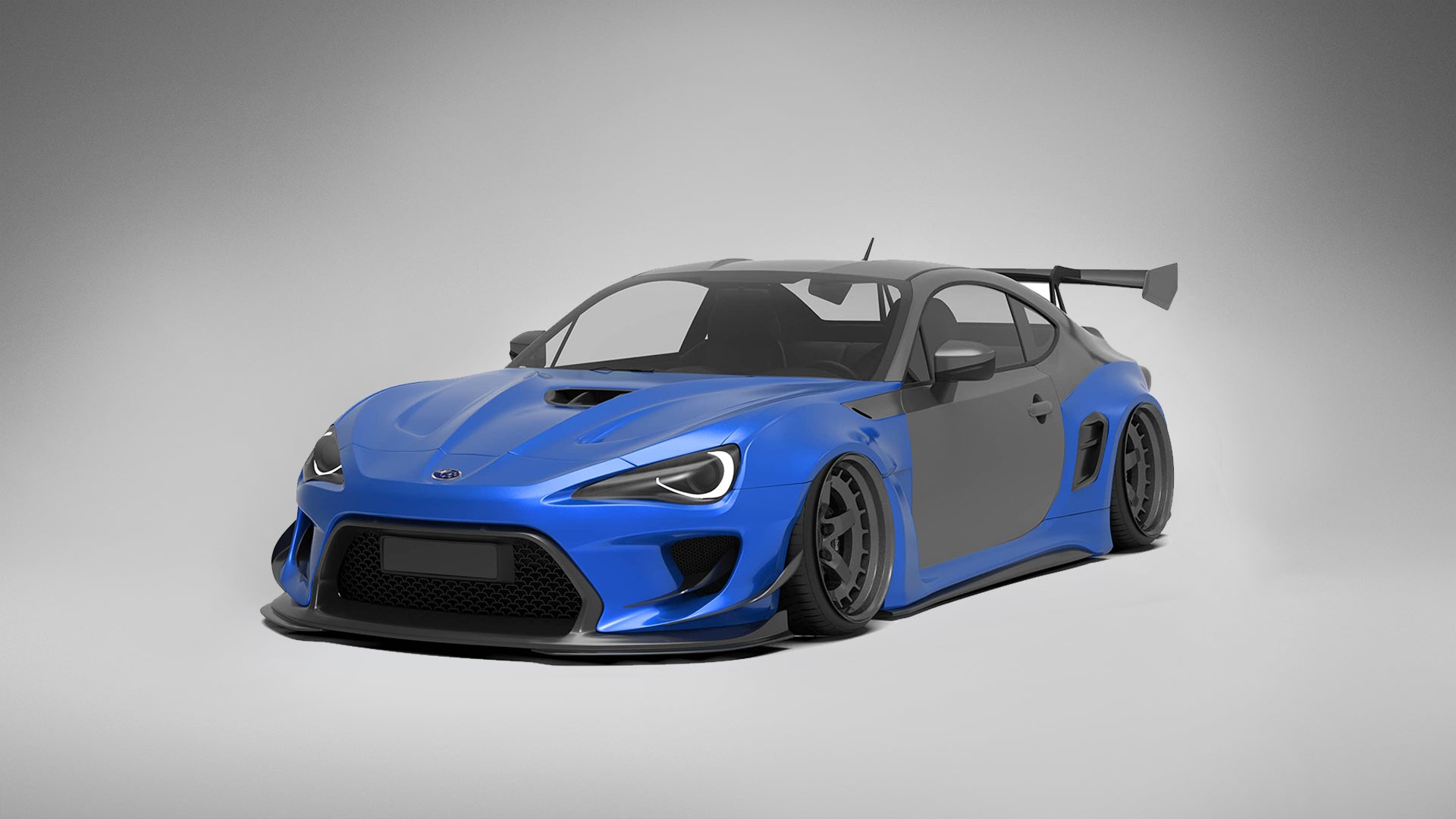 Robot Craftsman Toyota GT86 / BRZ Fibre Glass Reinforced Plastic Complete Body Kit (FRP) Fits Toyota GT86 / Subaru BRZ – First Gen (2012–2021)
