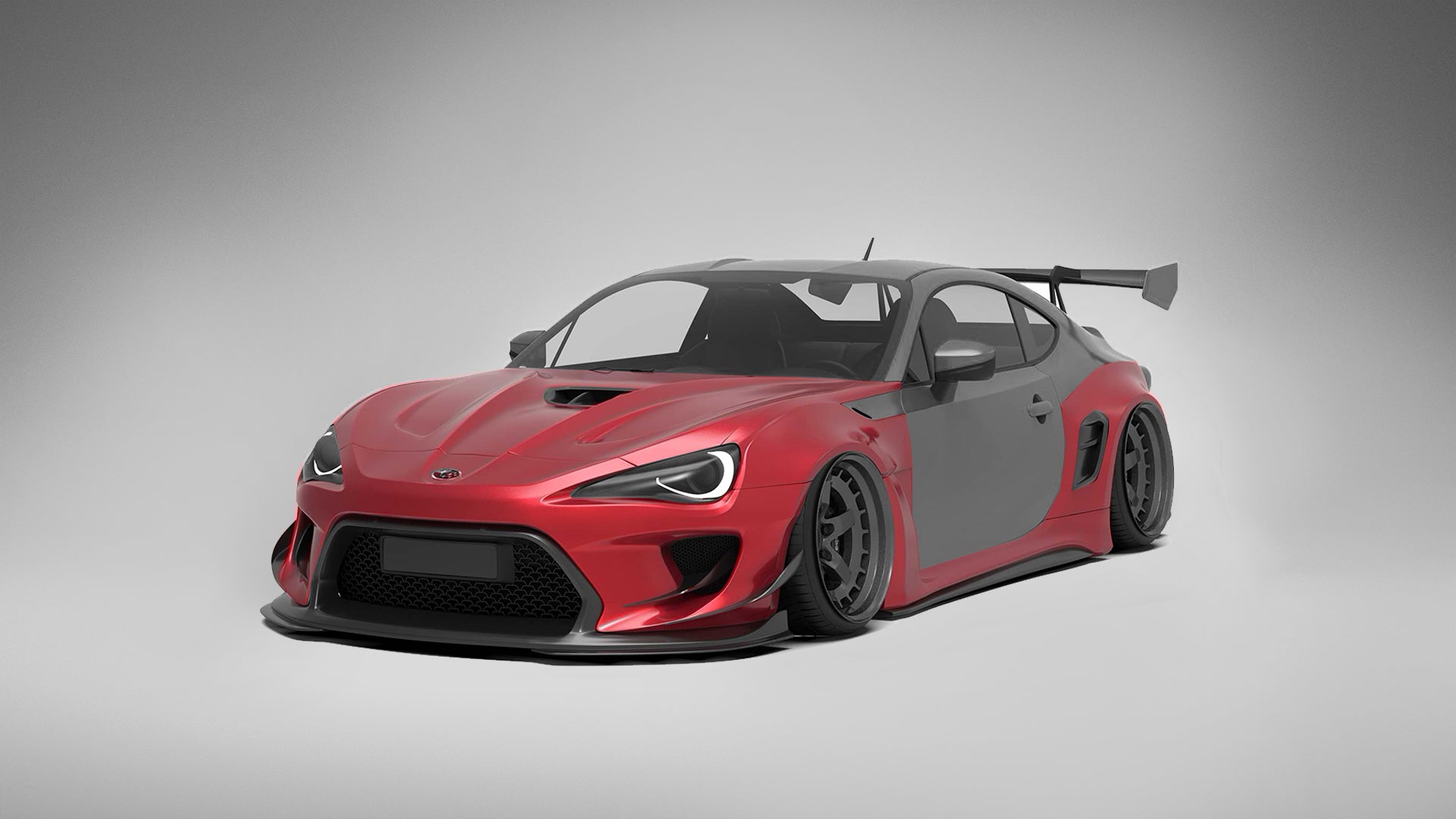Robot Craftsman Toyota GT86 / BRZ Fibre Glass Reinforced Plastic Complete Body Kit (FRP) Fits Toyota GT86 / Subaru BRZ – First Gen (2012–2021)