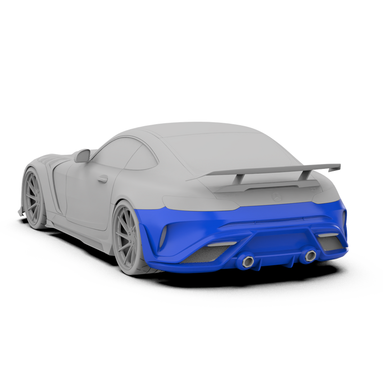 Robot Works Mercedes AMG GT Rear Bumper & Diffuser