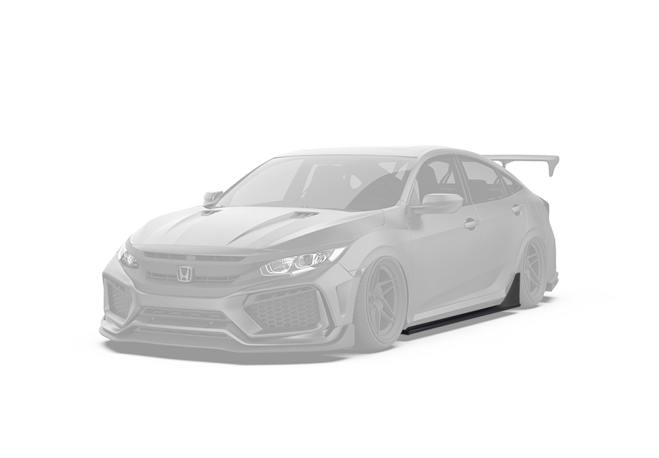 Robot Craftsman 10th Gen Honda Civic Side Skirts
