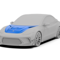 Robot Craftsman Tesla Model 3 Model Y “HACKER” Hood / Bonnet