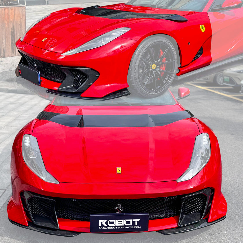 Ferrari 812 Superfast / GTS to Competizione Style Carbon Fibre Front End Conversion (Aftermarket)