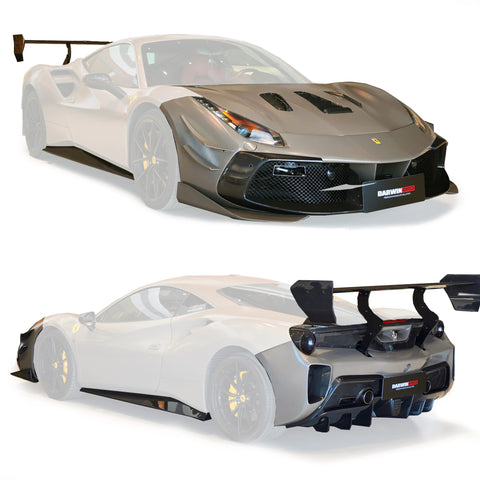 DarwinPRO 2015-2020 Ferrari 488 GTB Challenge Evo Modena Style Full Body Kit