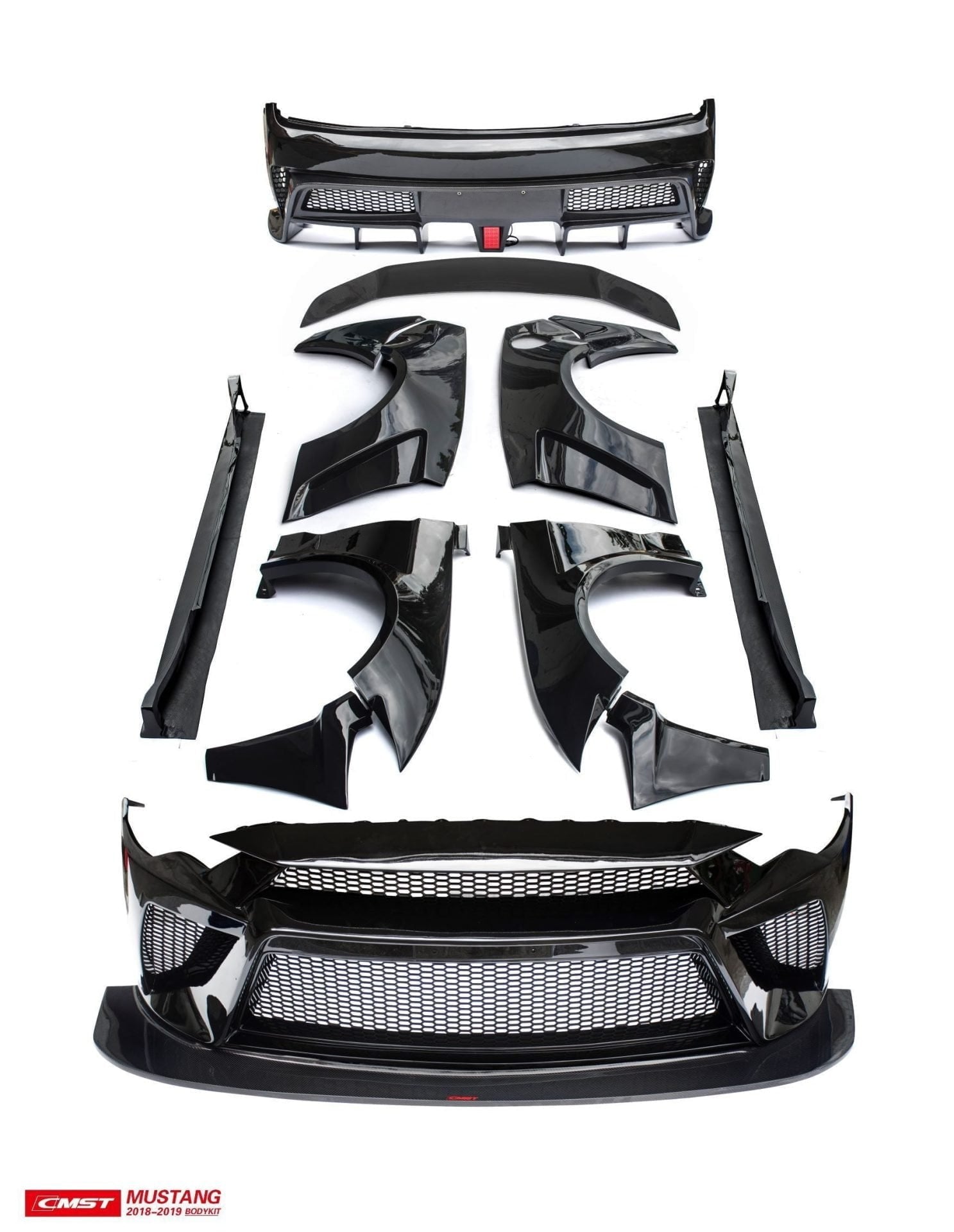 CMST Carbon Fiber Widebody kit for Ford Mustang S550.2 2018-ON - Robot Bodykits