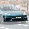 CMST Tuning Carbon Fiber Front Bumper for Tesla Model 3 Ver.1 with Carbon Fiber Canards & Front Lip - Robot Bodykits