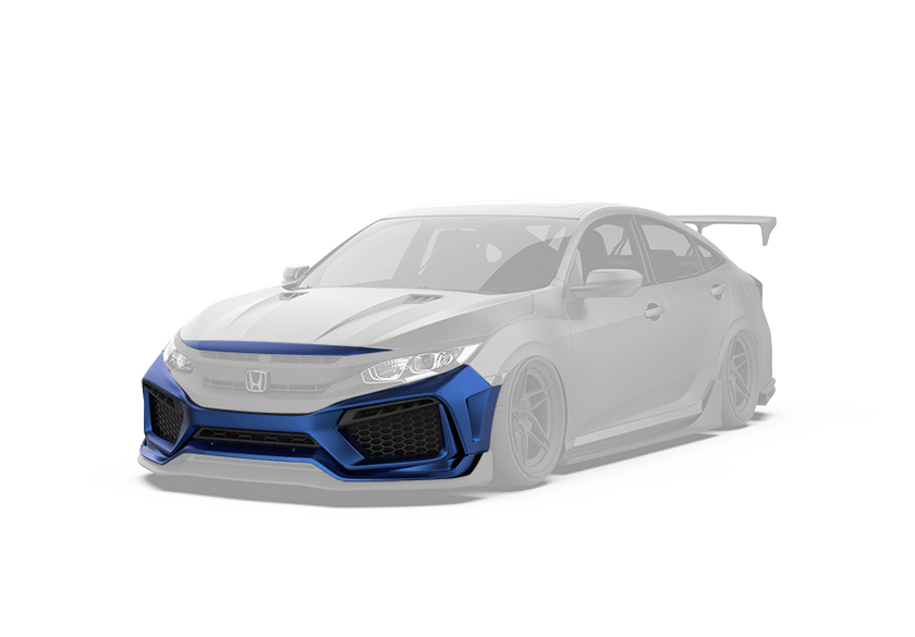 Robot Craftsman 10th Gen Honda Civic Front Bumper & Front Lip