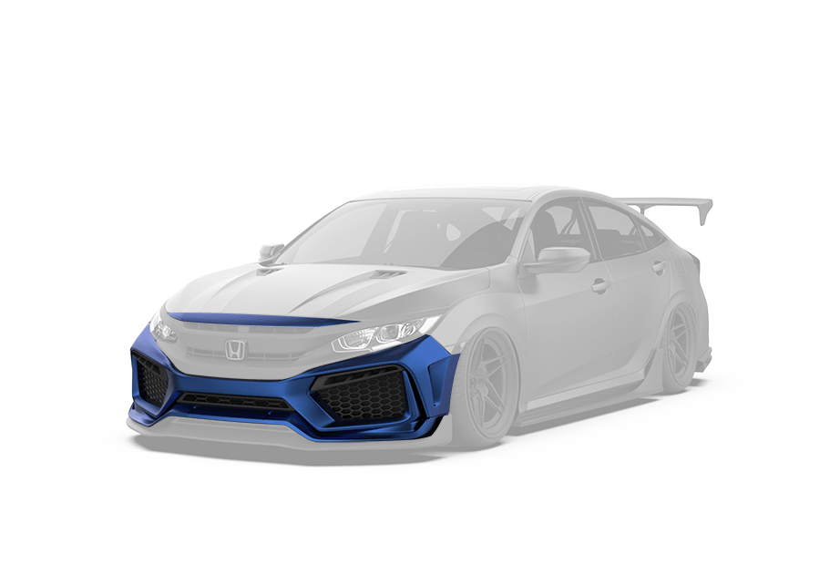Robot Craftsman 10th Gen Honda Civic Front Bumper & Front Lip