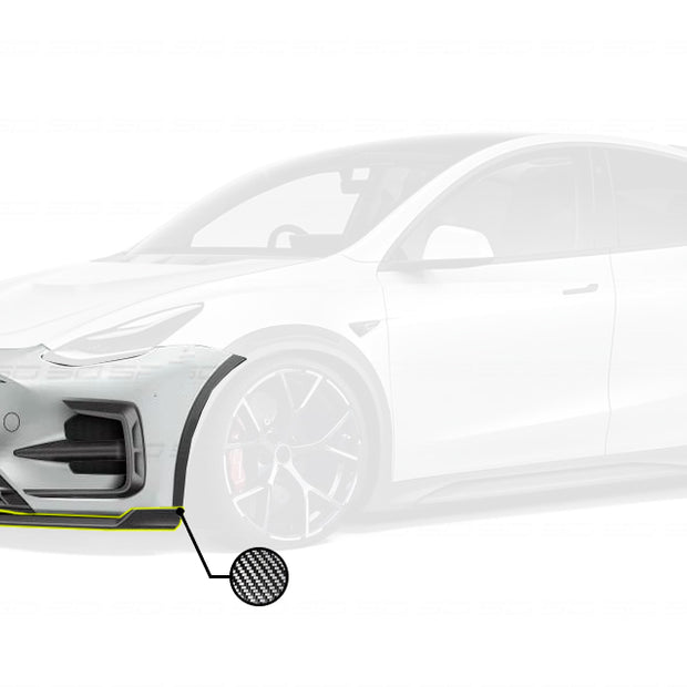 SD Carbon Tesla Model Y PP Front Bumper