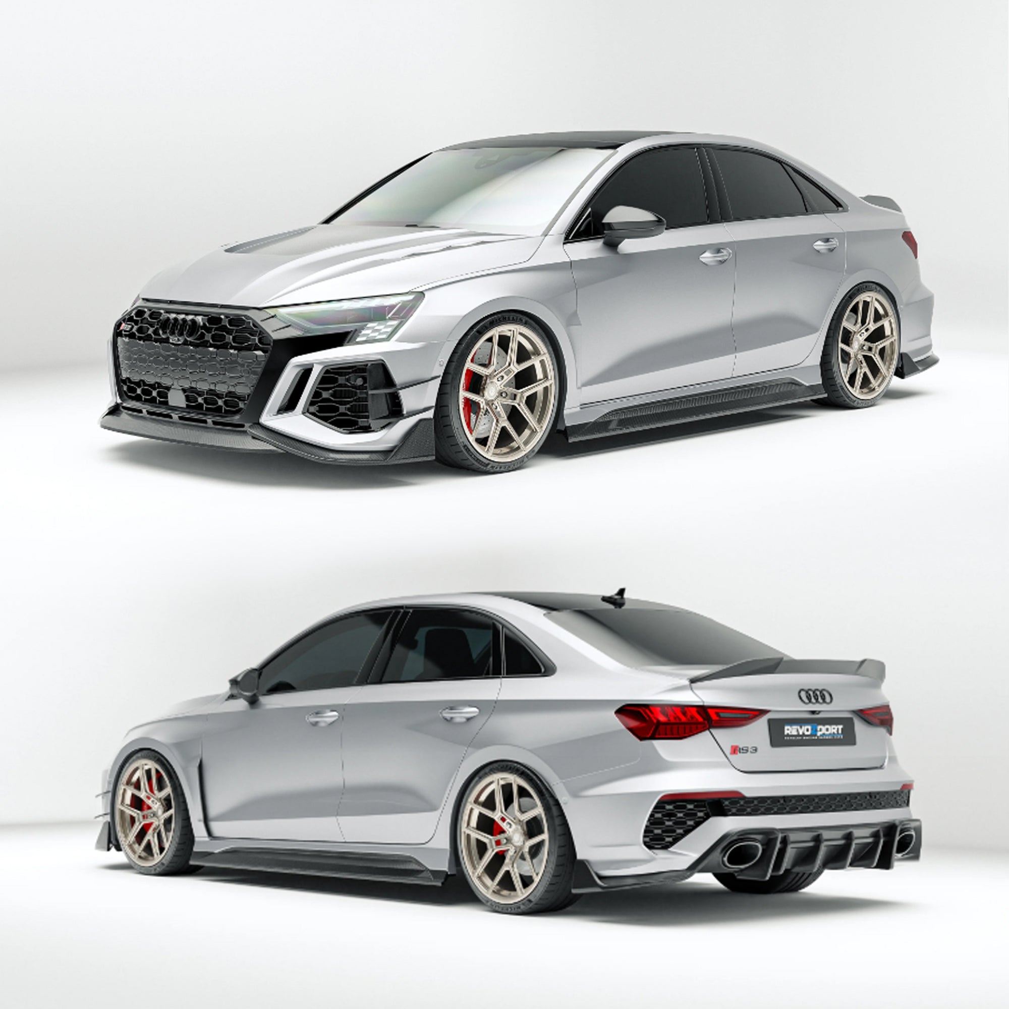 Audi RS3 8Y Limousine Carbon Fiber Bodykit
