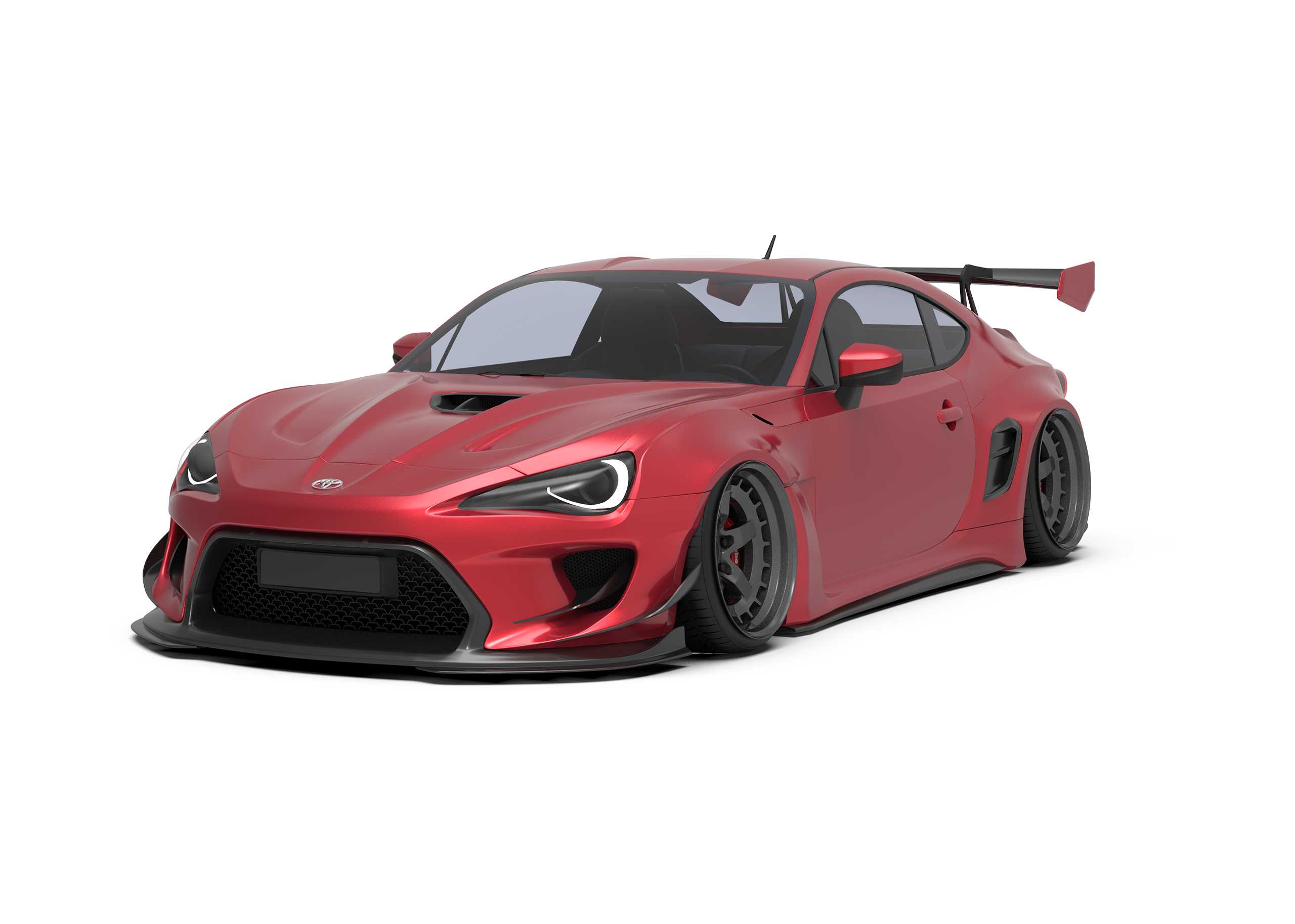 Robot Craftsman Toyota GT86 / BRZ Fibre Glass Reinforced Plastic Complete Body Kit (FRP) Fits Toyota GT86 / Subaru BRZ – First Gen (2012–2021)