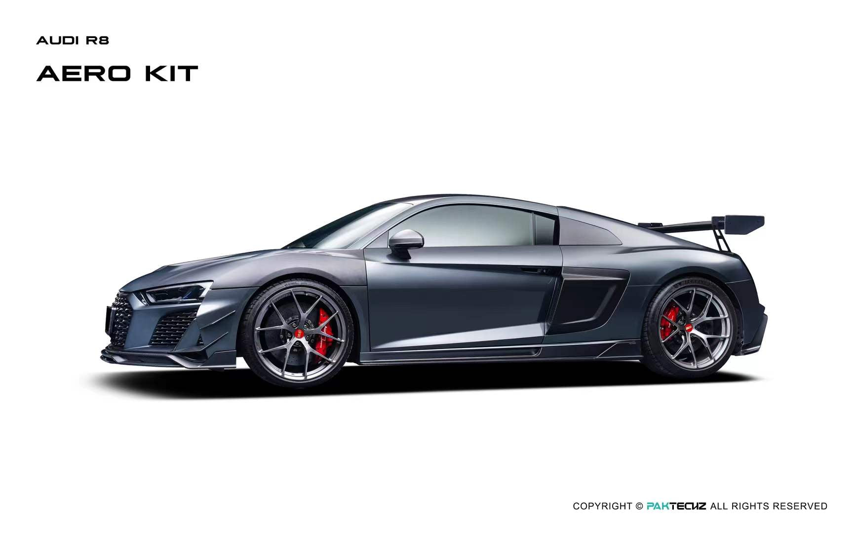 Audi R8 (Gen 2) Paktechz Full Dry Carbon Aerodynamics kit (2019-2023)