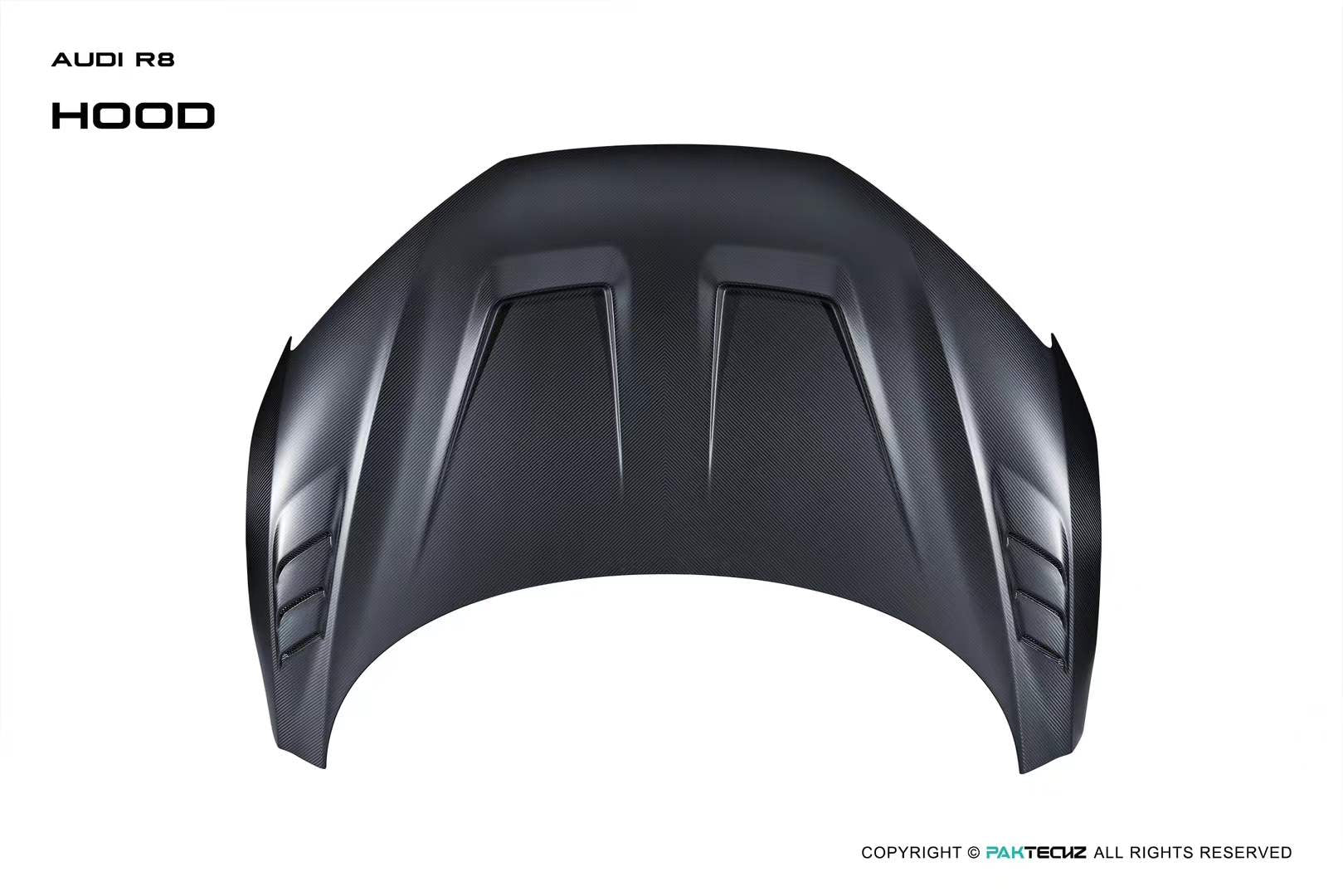 Audi R8 (Gen 2) Paktechz Full Dry Carbon Aerodynamics kit (2019-2023)