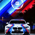 2014-2019 BMW 2 Series F22 VR Style Partial Carbon Fiber Wide Body Full Body Kit