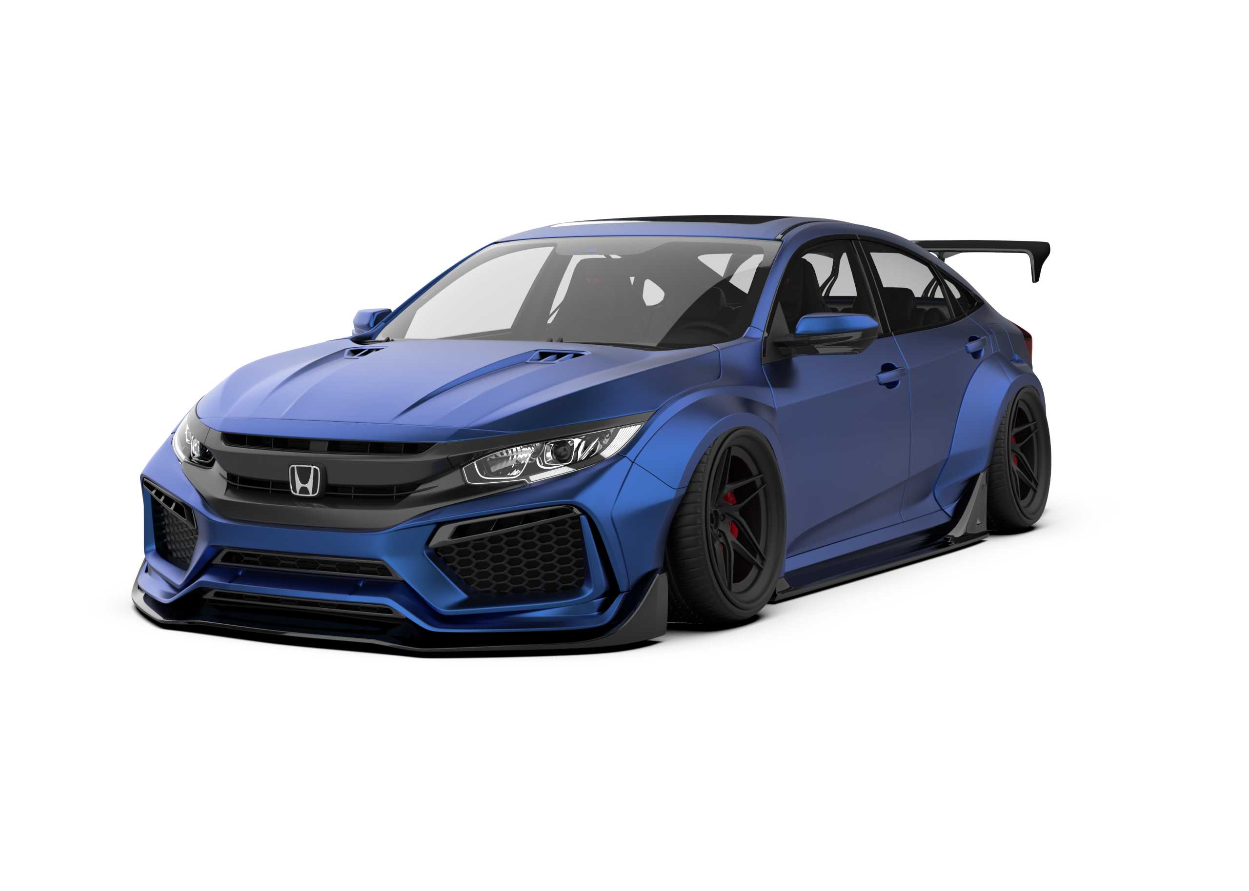 Robot 10th Gen Honda Civic SEDAN FRP Complete Widebody Kit