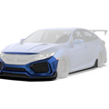 Robot Craftsman 10th Gen Honda Civic Body Kit Narrowbody Fibre Glass Reinforced Plastic Complete Body Kit