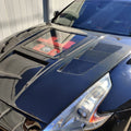 CMST Tuning Carbon Fiber Hood with Tempered Glass for Nissan 370Z Z34 Fairlady Z - Robot Bodykits