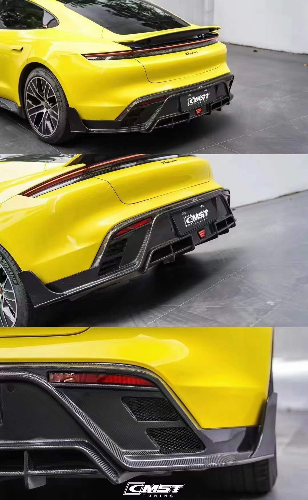 CMST Porsche Taycan Base / 4 / 4S (2020-2025) CMST Carbon Fibre Aero Body Kit - Robot Bodykits