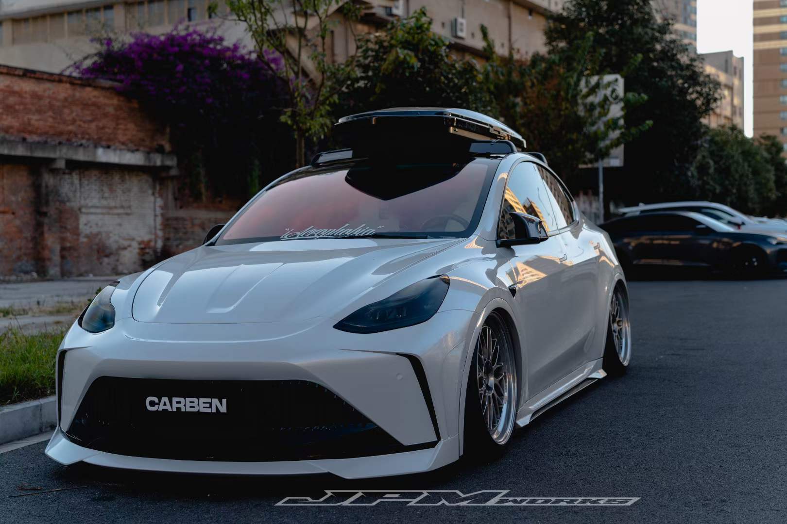 Robot Craftsman Tesla Model Y Starship Polypropylene Front Bumper