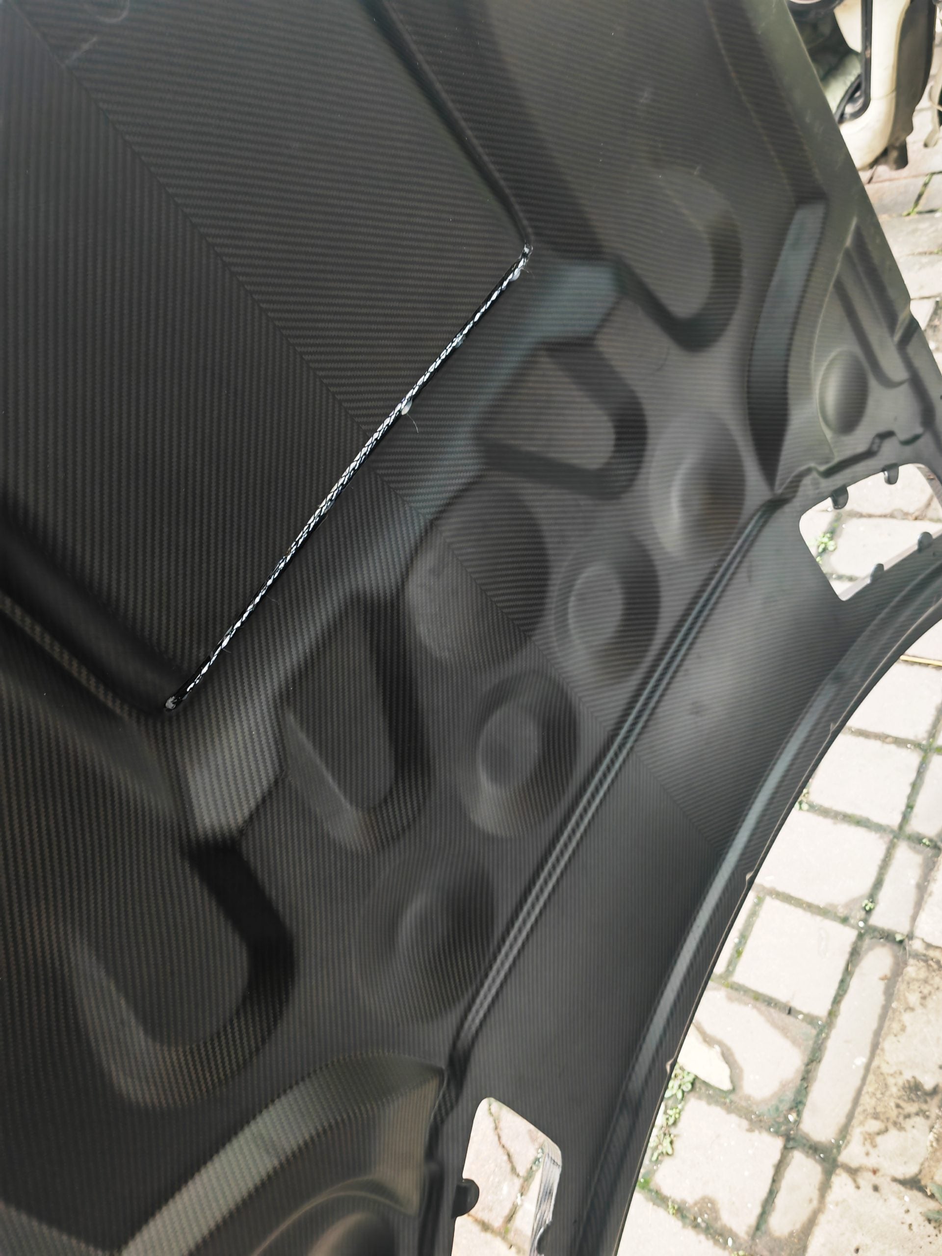 Kid Louis Mercedes Benz C190 AMG GT GTS GTC GTR Dry-Carbon Fiber Hood / Bonnet Black Series Style 2015 - 2021