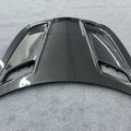 Kid Louis Mercedes Benz C190 AMG GT GTS GTC GTR Dry-Carbon Fiber Hood / Bonnet Black Series Style 2015 - 2021