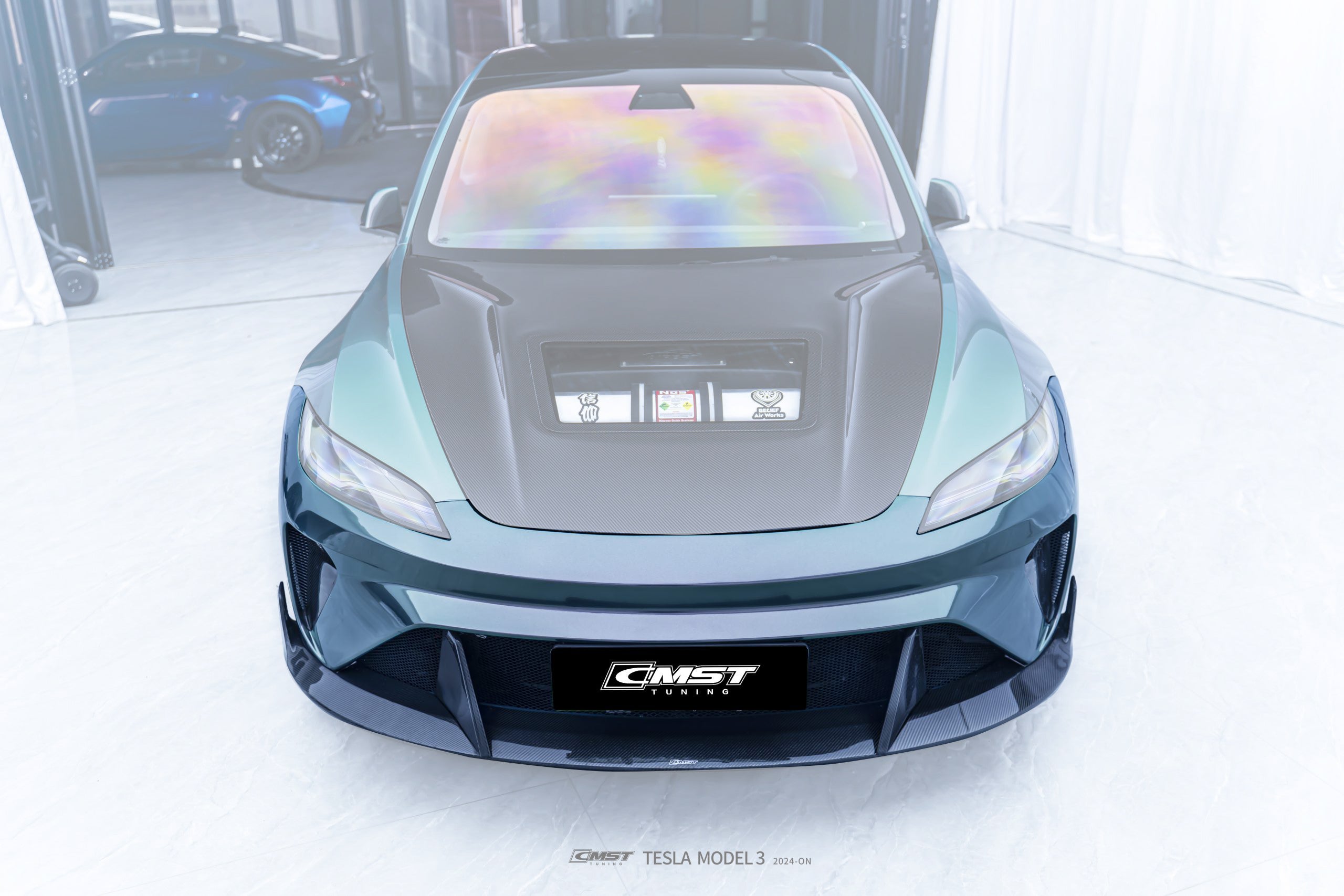 CMST Tuning Front Bumper & Lip for Tesla Model 3 Highland 2024-ON - Robot Bodykits