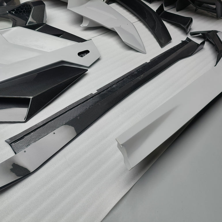 SD Dry Carbon Fibre Conversion Full Body Kit Conversion for Lamborghini Aventador LP700/720/740/750 Upgrade to SVJ Full Body Kit