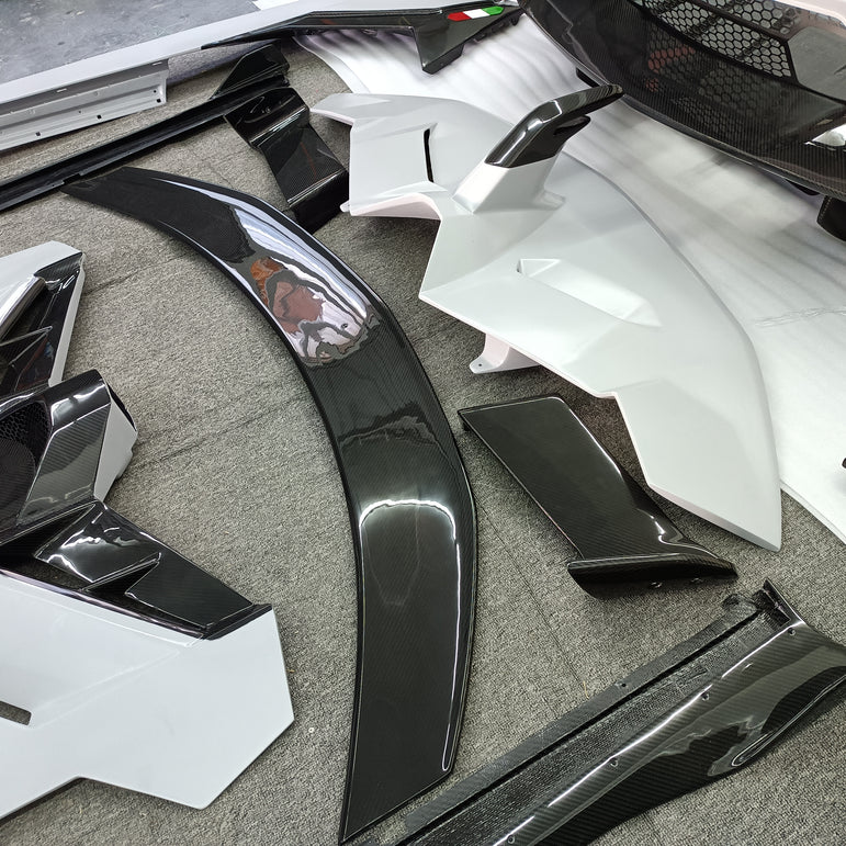 SD Dry Carbon Fibre Conversion Full Body Kit Conversion for Lamborghini Aventador LP700/720/740/750 Upgrade to SVJ Full Body Kit