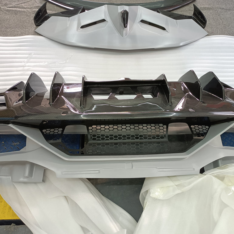 SD Dry Carbon Fibre Conversion Full Body Kit Conversion for Lamborghini Aventador LP700/720/740/750 Upgrade to SVJ Full Body Kit