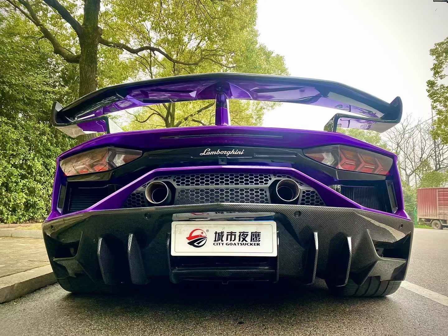 SD Dry Carbon Fibre Conversion Full Body Kit Conversion for Lamborghini Aventador LP700/720/740/750 Upgrade to SVJ Full Body Kit