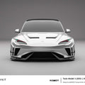 Robot Craftsman Tesla Model 3 Highland 2024+ “HACKER” Widebody FRP & Partial Carbon Full Kit