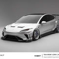 Robot Craftsman Tesla Model 3 Highland 2024+ “HACKER” Widebody FRP & Partial Carbon Full Kit