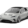 Robot Craftsman Tesla Model 3 Highland 2024+ “HACKER” Widebody FRP & Partial Carbon Full Kit