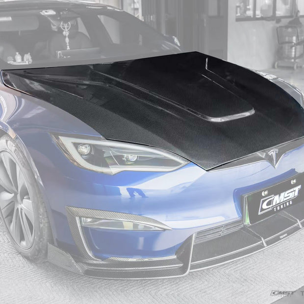 CMST Tuning Carbon Fiber Hood Ver.2 for Tesla Model S 2023+