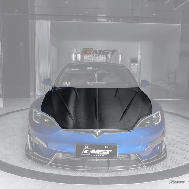 CMST Tuning Carbon Fiber Hood Ver.1 for Tesla Model S 2023+