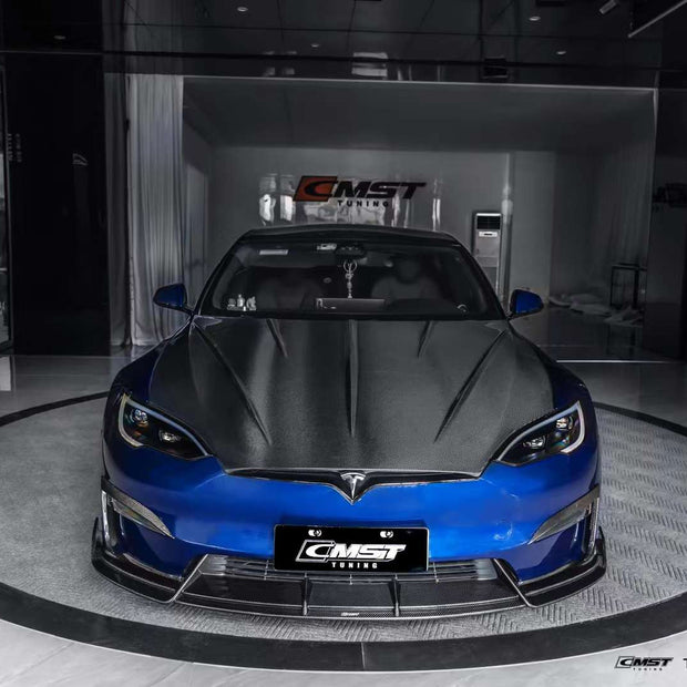 CMST Tuning Carbon Fiber Hood Ver.1 for Tesla Model S 2023+