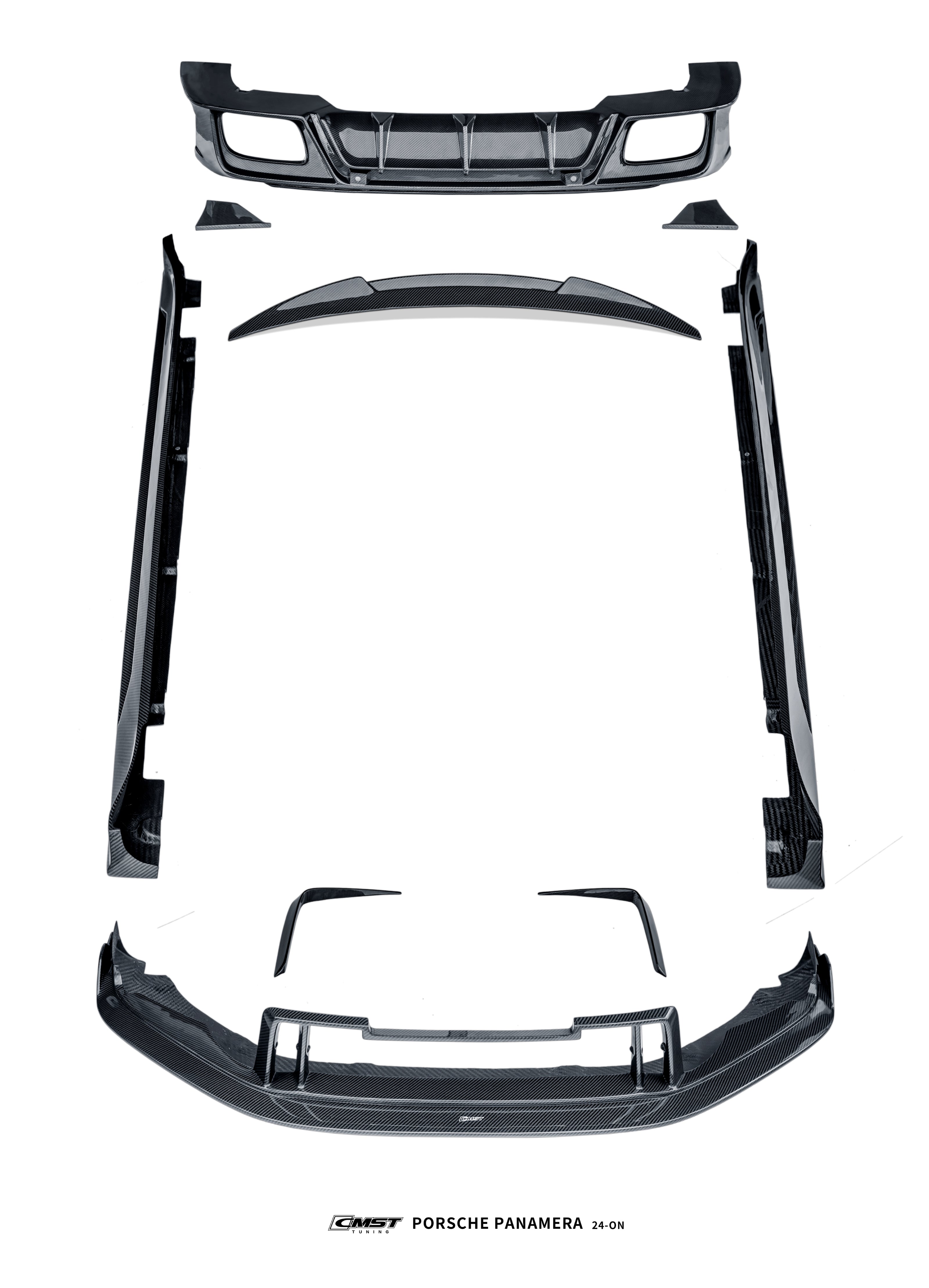 CMST Porsche Panamera 976 Base 4 4S E-Hybrid Dry Carbon Full Bodykit