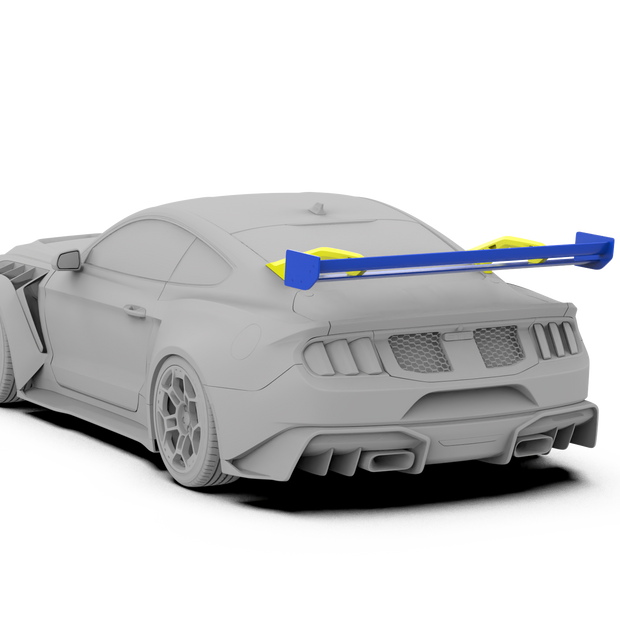 Robot Ford Mustang V5 GTR Widebody Spoiler/Wing for S550.1, S550.2 & S650