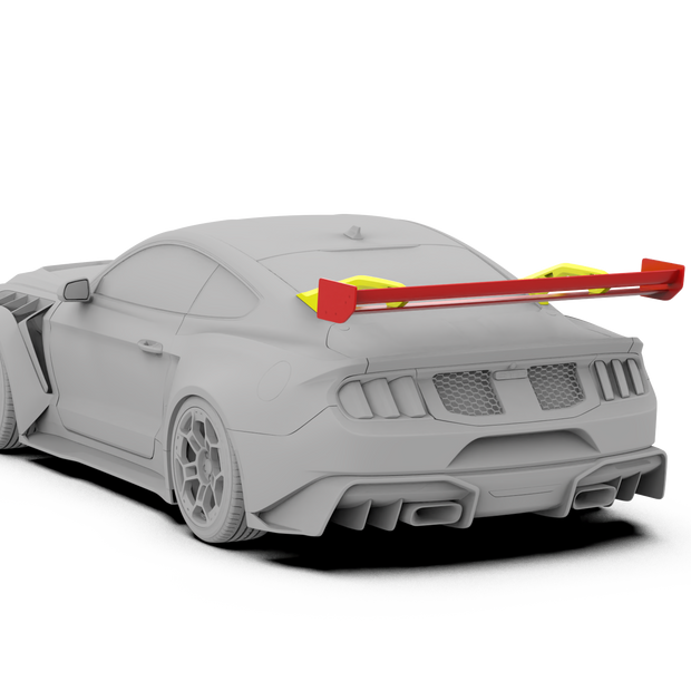 Robot Ford Mustang V5 GTR Widebody Spoiler/Wing for S550.1, S550.2 & S650