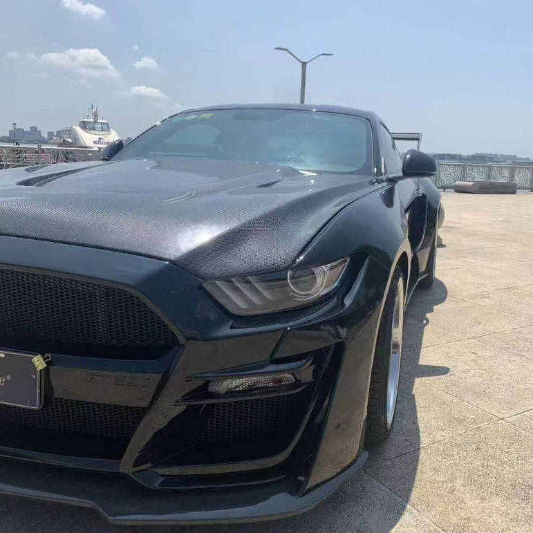 BOCH Design FRP GT500 S550 Ford Mustang Widebody Complete Body Kit 2015-2023