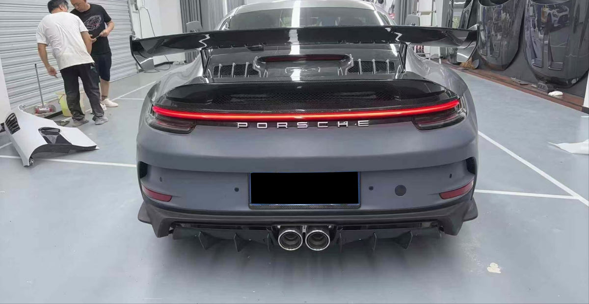 Porsche 911 (992.1) GT3 Gloss Dry-Carbon / Prepreg Spoiler 2019-2024