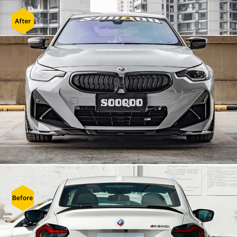 SOOQOO BMW G42/M240i Body Kit SQ Style Dry Carbon Fiber Body Kit