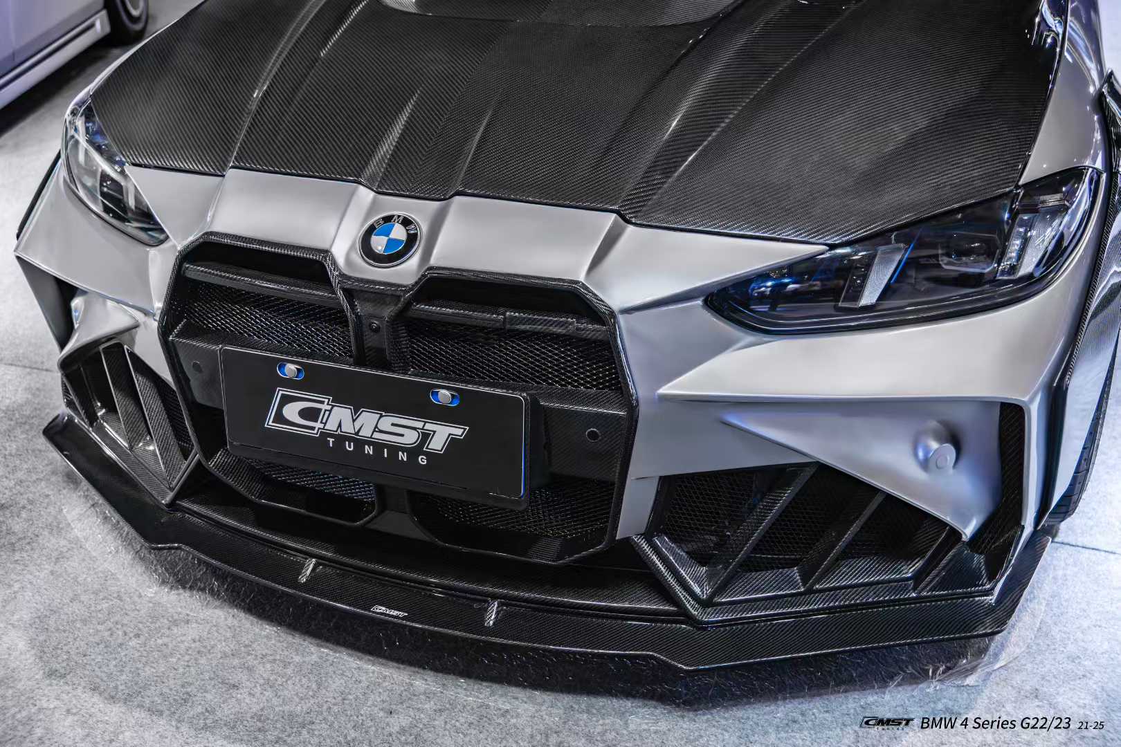 BMW 4 Series G22 / G23 (2021–2025) — CMST Carbon Fibre Front Bumper, Lip Grill & Bonnet