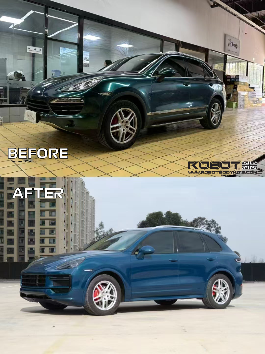 Porsche Cayenne 958.1 2011-14 to 2024 GTS (9Y0.2) Conversion Kit Including Headlight & Tail light