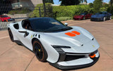 Ferrari SF90 Carbon Fibre Body Kit – FXX Style Front & Rear Bumpers, Side Skirts, Spoiler, Hood & Taillights